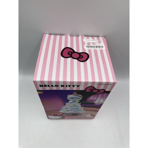 NEW Hello Kitty Ceramic Christmas Tree with Multi Colors 6" Light-Up Battery HTF - Picture 3 of 7